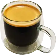 Americano at Knight & Rose Café