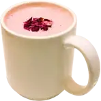 Blush Kashmiri Velvet at Knight & Rose Café.