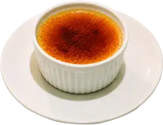Crème Brûlée at Knight & Rose Café.