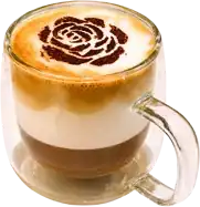 Ivory Crest Cappuccino at Knight & Rose Café