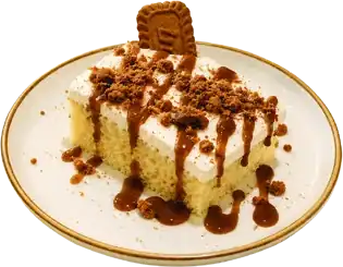 Lotus Tres Leches at Knight & Rose Café.