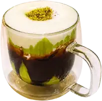 Mocha Emerald at Knight & Rose Café.