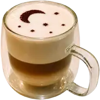 Mocha Latte at Knight & Rose Café