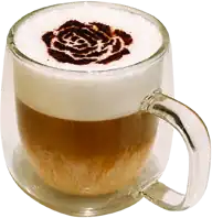 Spanish Latte at Knight & Rose Café.